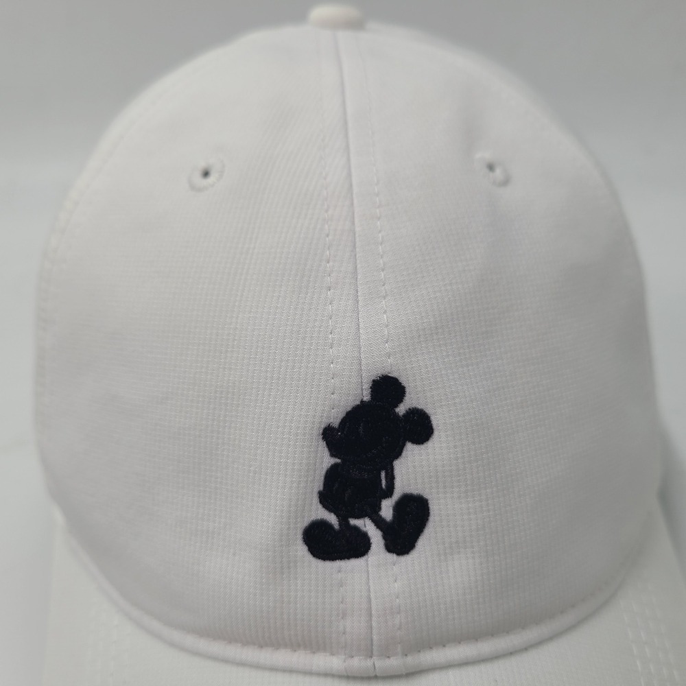 Nike Hat Adjustable White Black Mickey Mouse Logo Disney Parks Golf Casual Men - Picture 4 of 14